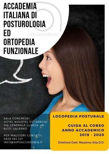 Corso Logopedia Posturale Corso Logopedia Posturale